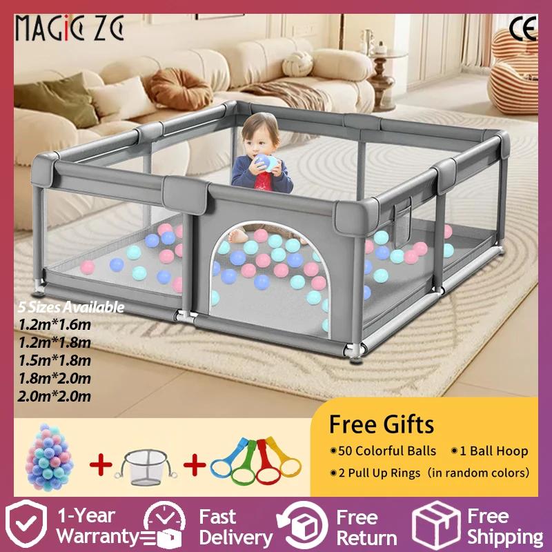 Parc pour bébé, clôture en tissu, sécurité intérieure, cour de jeu, conception solide et Stable, Opt