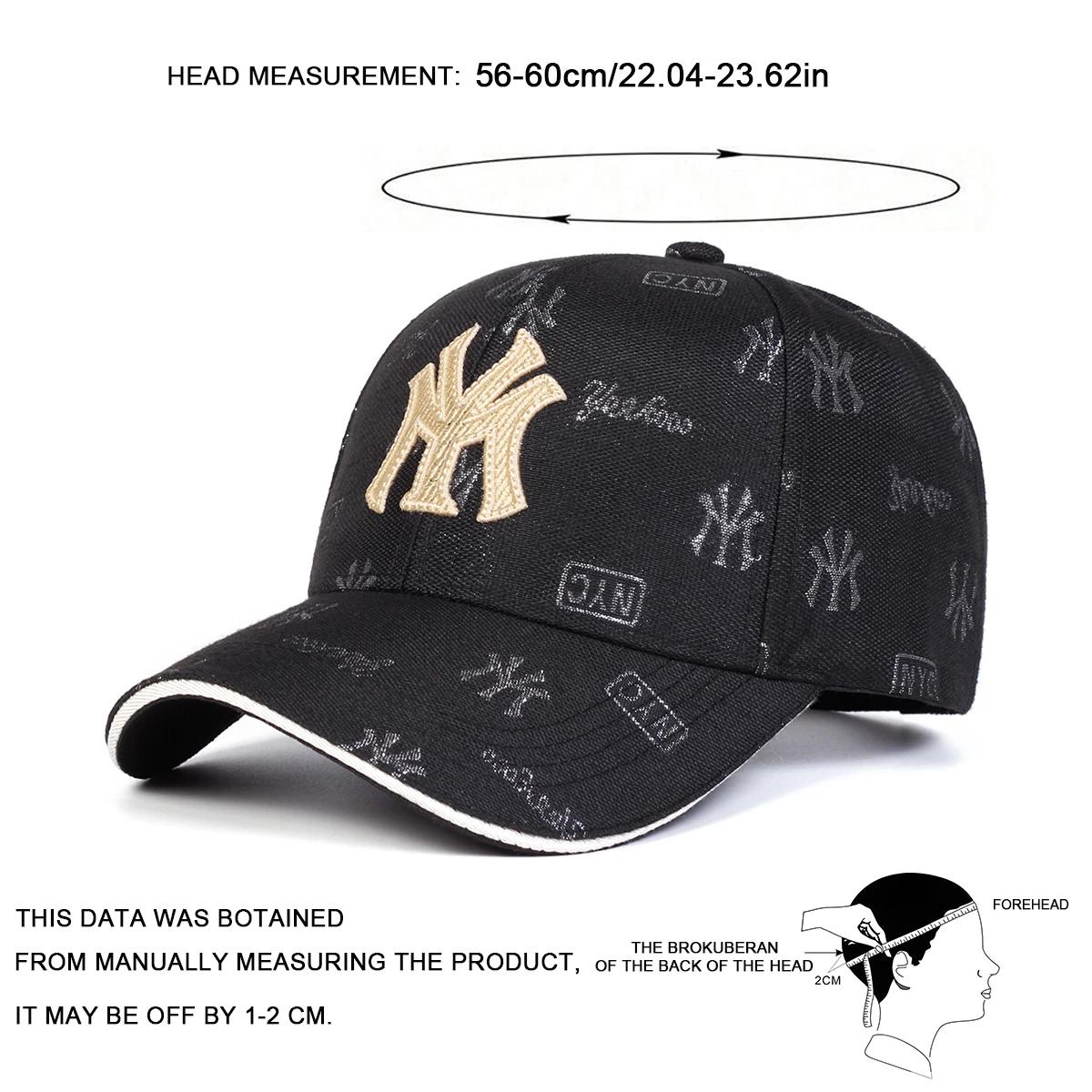 Casquette de Baseball unisexe avec lettres brodées, chapeaux décontractés réglables pour l'extérieur