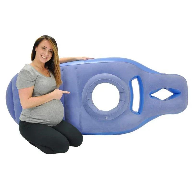 Oreiller gonflable de grossesse, tapis de Yoga pour femmes enceintes, matelas gonflable, matelas de