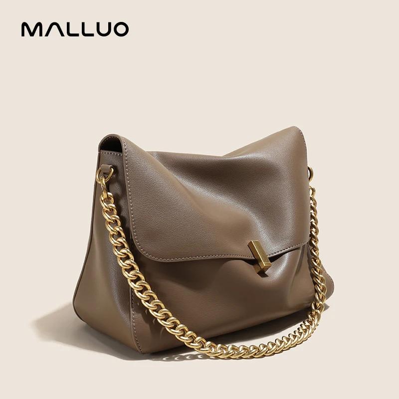 Grand Sac à Main en Cuir de Vache group pour Femme, Sacoche de Luxe Solide, à Rabat, Style Coréen