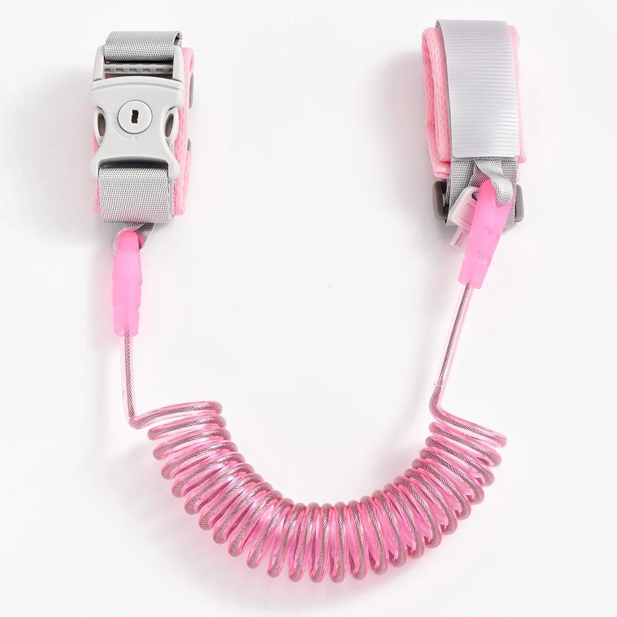 2 mètres avec clé de verrouillage pour nourrissons et tout-petits perdre la laisse avec bracelet cei
