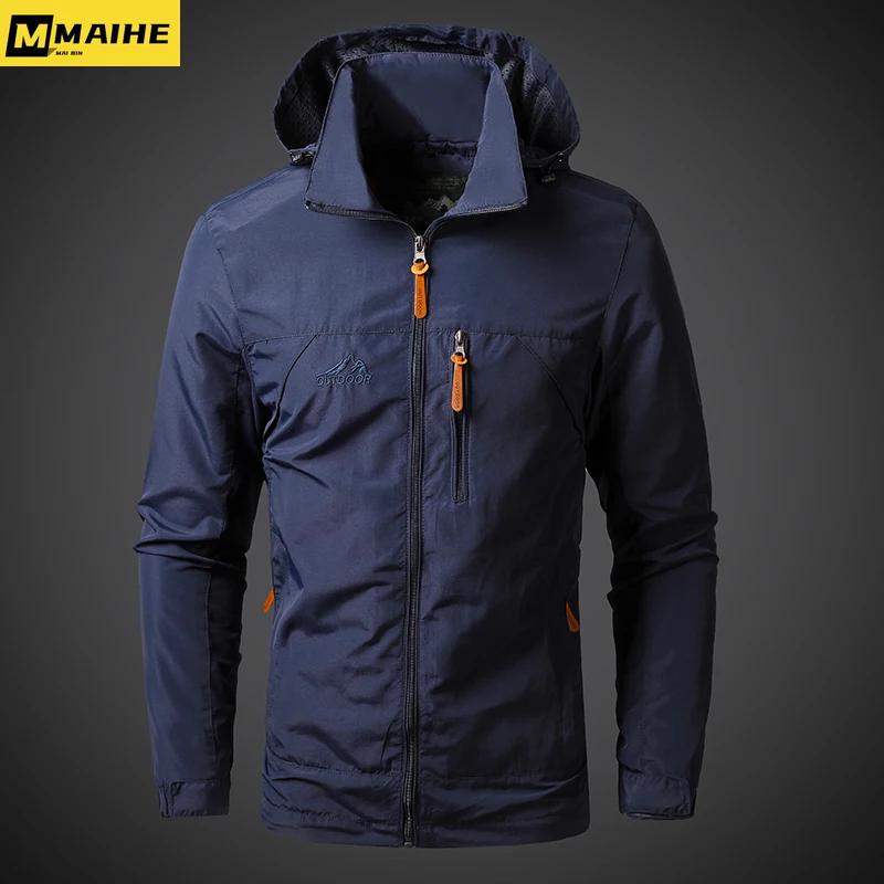 Vestes coupe-vent imperméables pour hommes, manteau militaire à capuche, nouvelles vestes de Combat