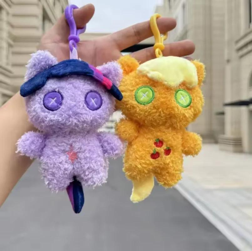Kawaii mon petit poney en peluche sac à dos pendentif porte-clés crépuscule étincelle Fluttershy Pin