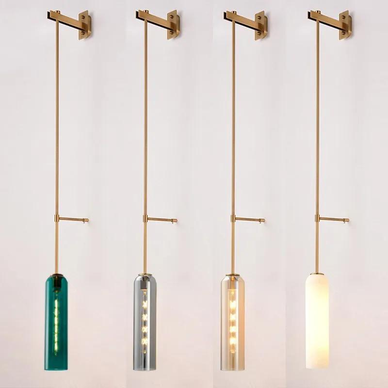 Applique Murale LED en Verre au Design Nordique Moderne, Luminaire Décoratif d'Nik, Idéal pour une C