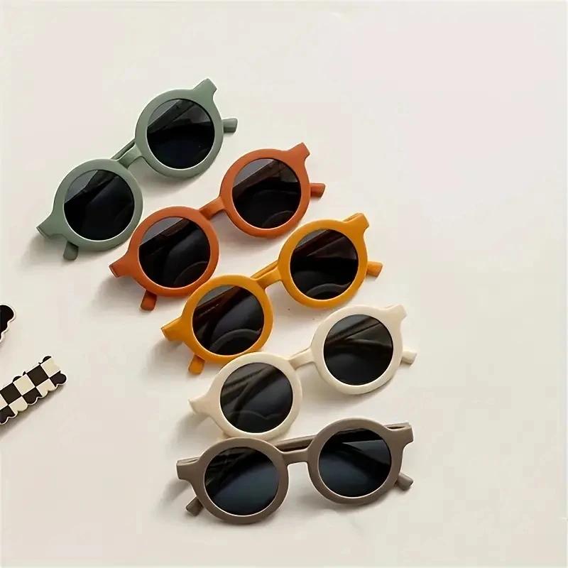 Lunettes de soleil mignonnes pour bébé, lunettes de soleil pour enfants, outil de photographie en pl