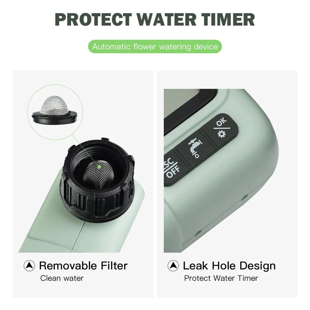 Minuterie d'eau automatique HCT-322, Machine d'irrigation numérique de jardin, arroseur Intelligent