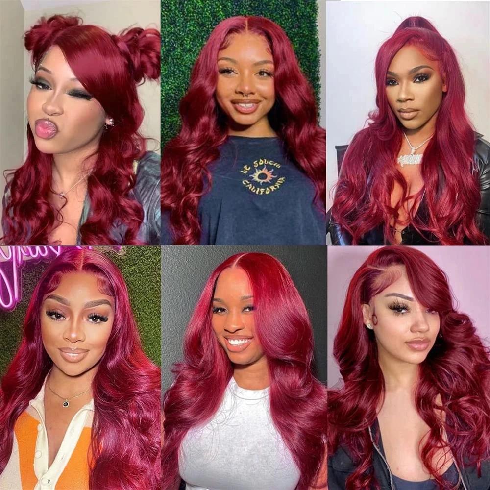 Perruque Lace Front Wig Body Wave Brésilienne Naturelle, Cheveux Humains, Transparent, Ultraviolets,