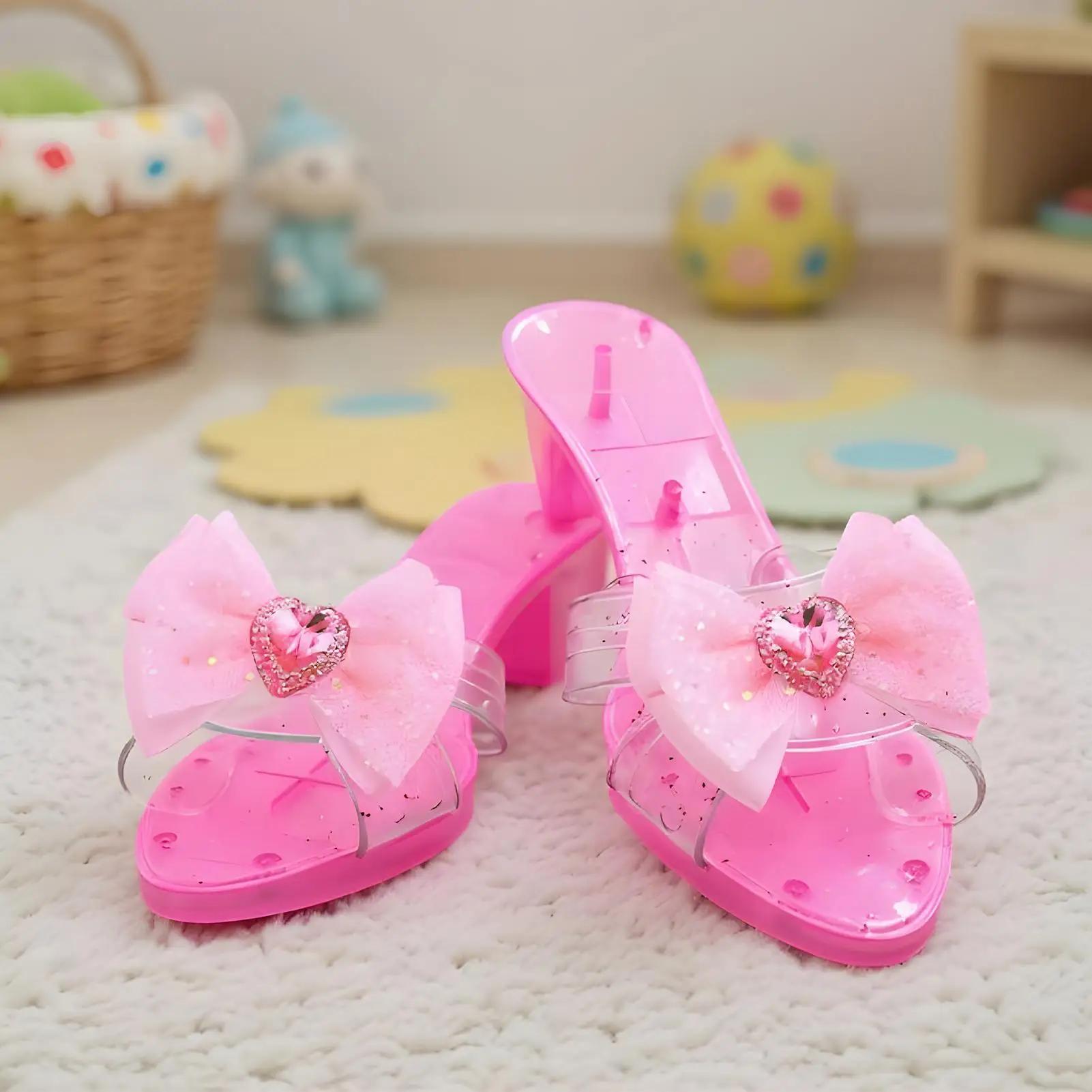 Chaussures de princesse en cristal, accessoires de Cosplay, talons hauts, jeux de maison pour mascar