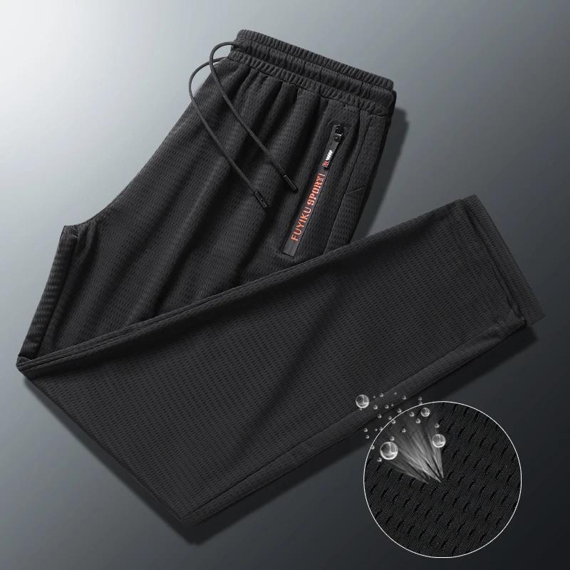 Pantalon de survêtement respirant pour hommes, grande taille 9xl 8xl 7xl, Cool, séchage rapide, en s