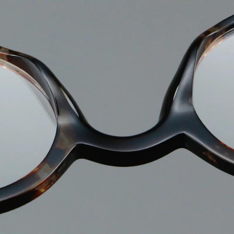 Monture de lunettes ronde rétro pour hommes et femmes, cadre de lunettes de planche, ultra léger, à