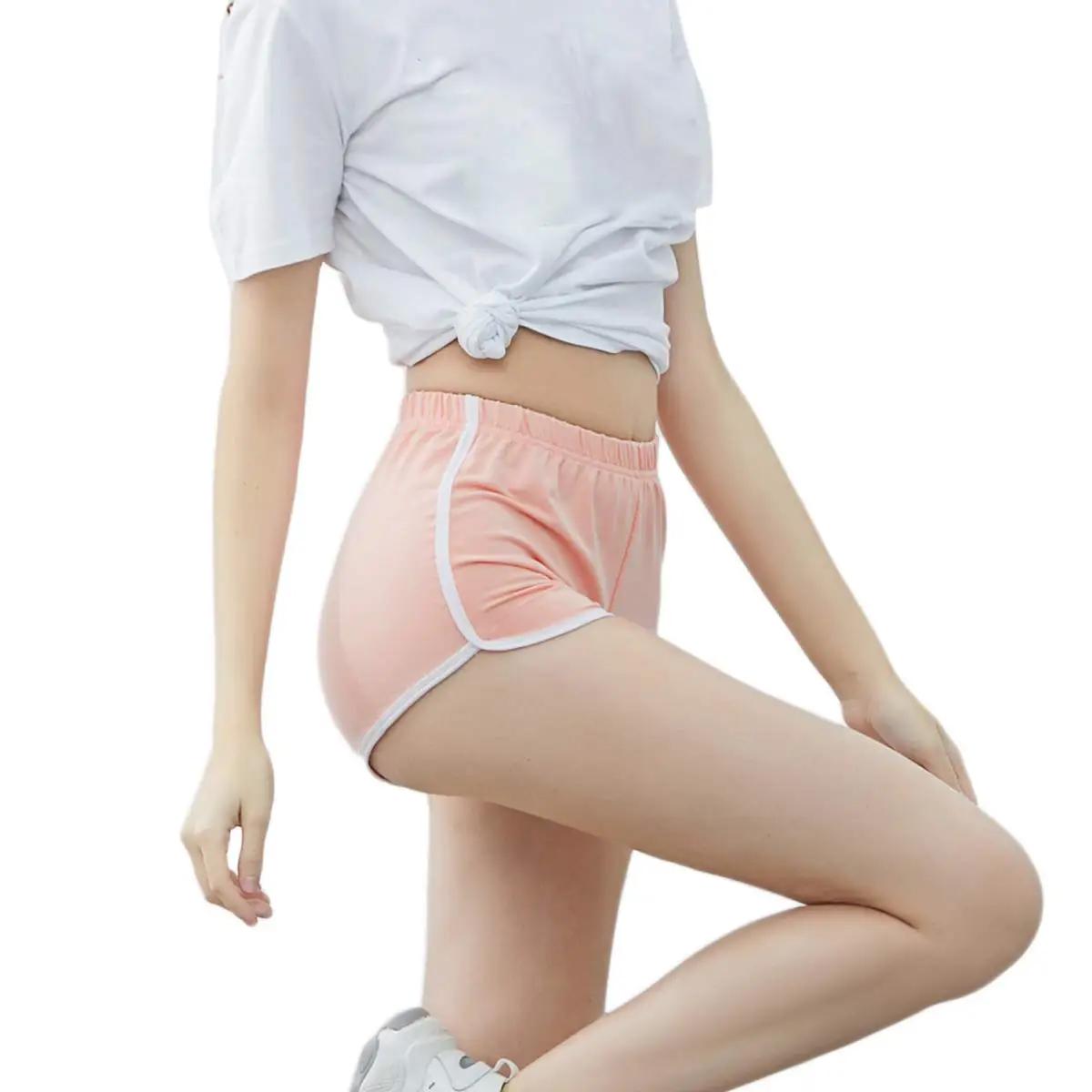 Short de Yoga en coton pour femmes, pantalon court Vintage dauphin, Sexy, pour salon, entraînement,