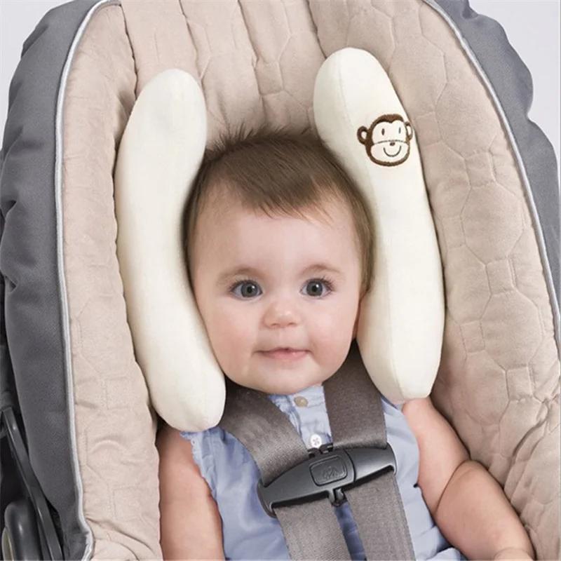 Oreiller cervical en gel pour poussette de bébé, siège de voiture, protecteur de tête, coussin de so