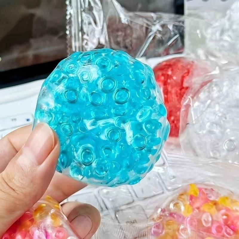 Boules Squishy perles de glace jouet à presser Super doux Mochi Fidget jouets jouet à rebond lent po