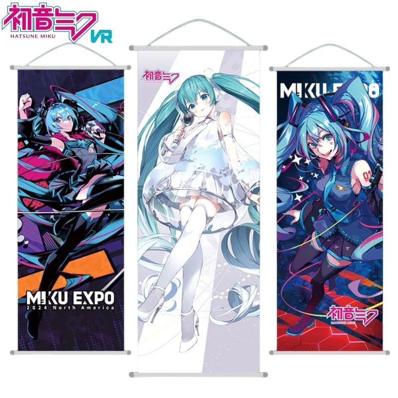 Hatsune Miku – décoration murale de chambre, dessin animé Hatsune Miku, peinture suspendue, Long déf