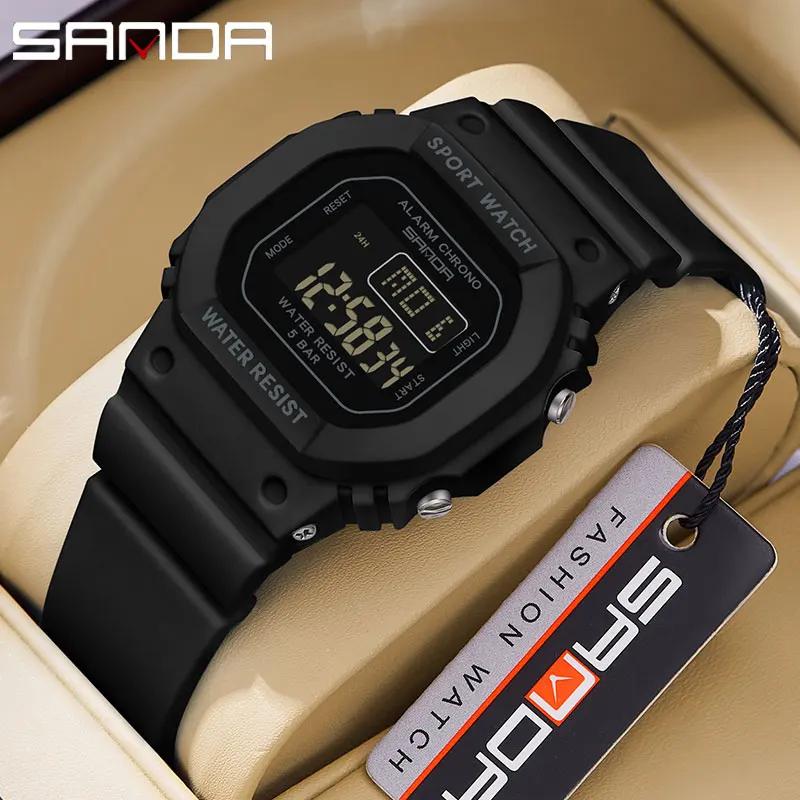 SANDA garçons filles LED montre numérique enfants montre de sport pour montre électronique étanche e