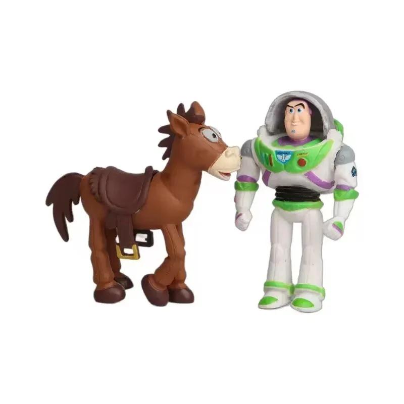 Hot 7 pièces/ensemble Toy Story 4 figurines jouets Woody Jessie Buzz l'éclair Forky cochon ours Figu