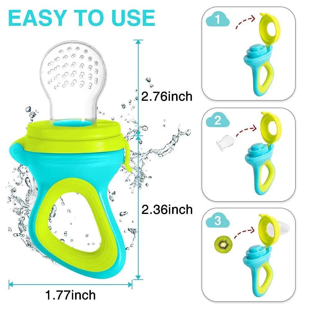 BiSantos à presser en silicone pour nouveau-né, sucette pour bébé, entraînement, cuillère à riz, cér