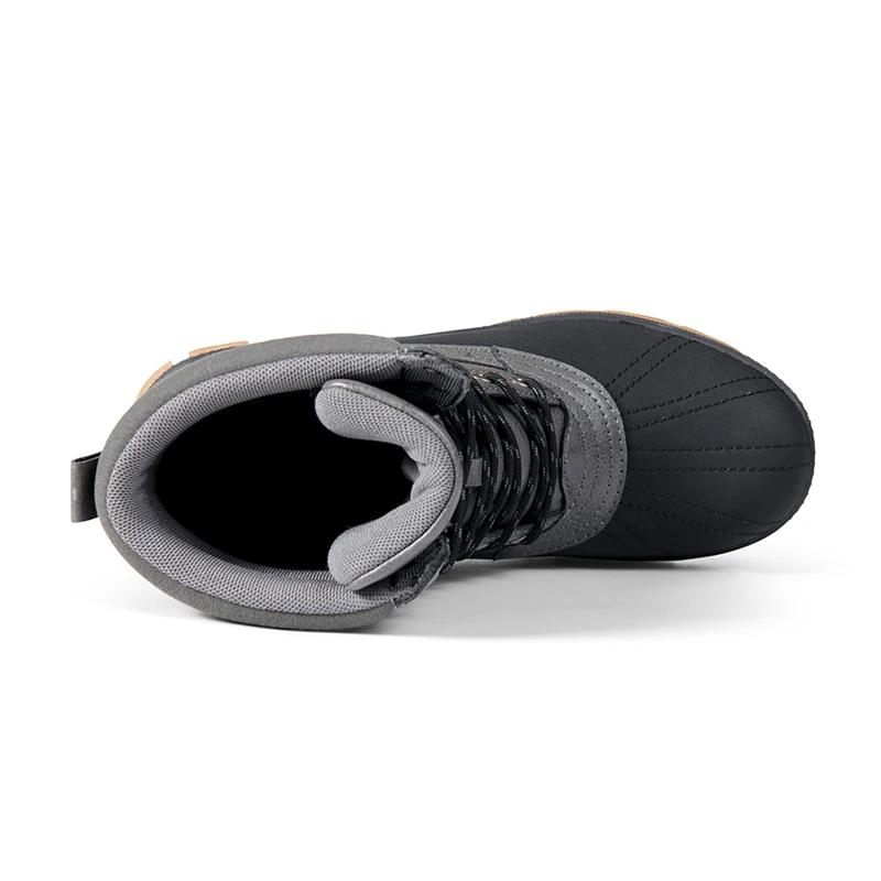 Grande taille 47 bottes d'extérieur pour hommes bottes de neige d'hiver pour hommes bottes de travai