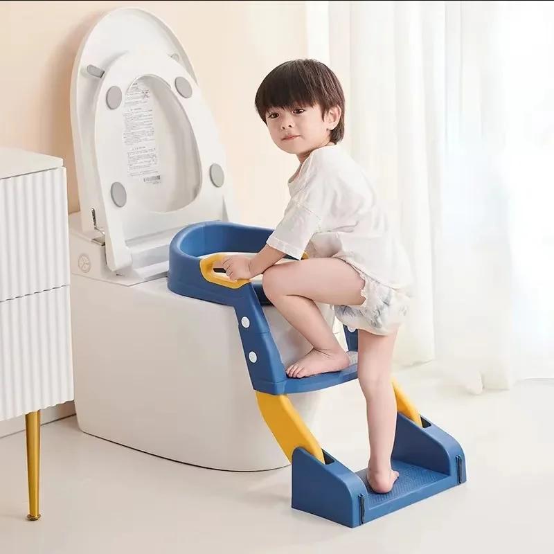 Tabouret pliable enfant pour toilette : marchepied d'apprentissage autonome bébé garçon fille