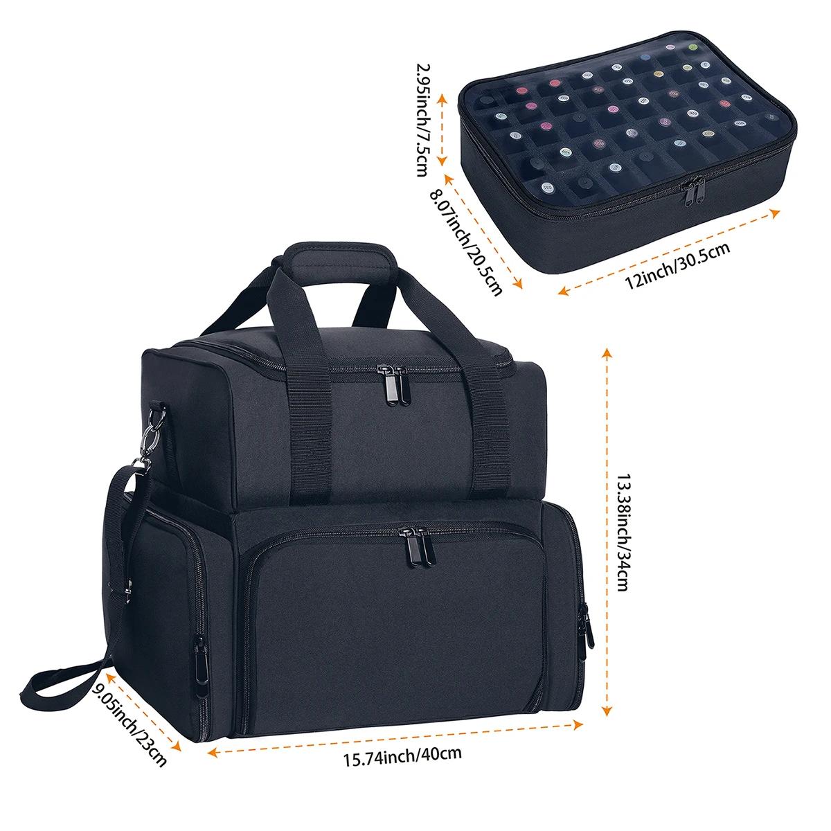 Étui de rangement de vernis à ongles de grande capacité, 80 bouteilles, rangement de voyage Portable