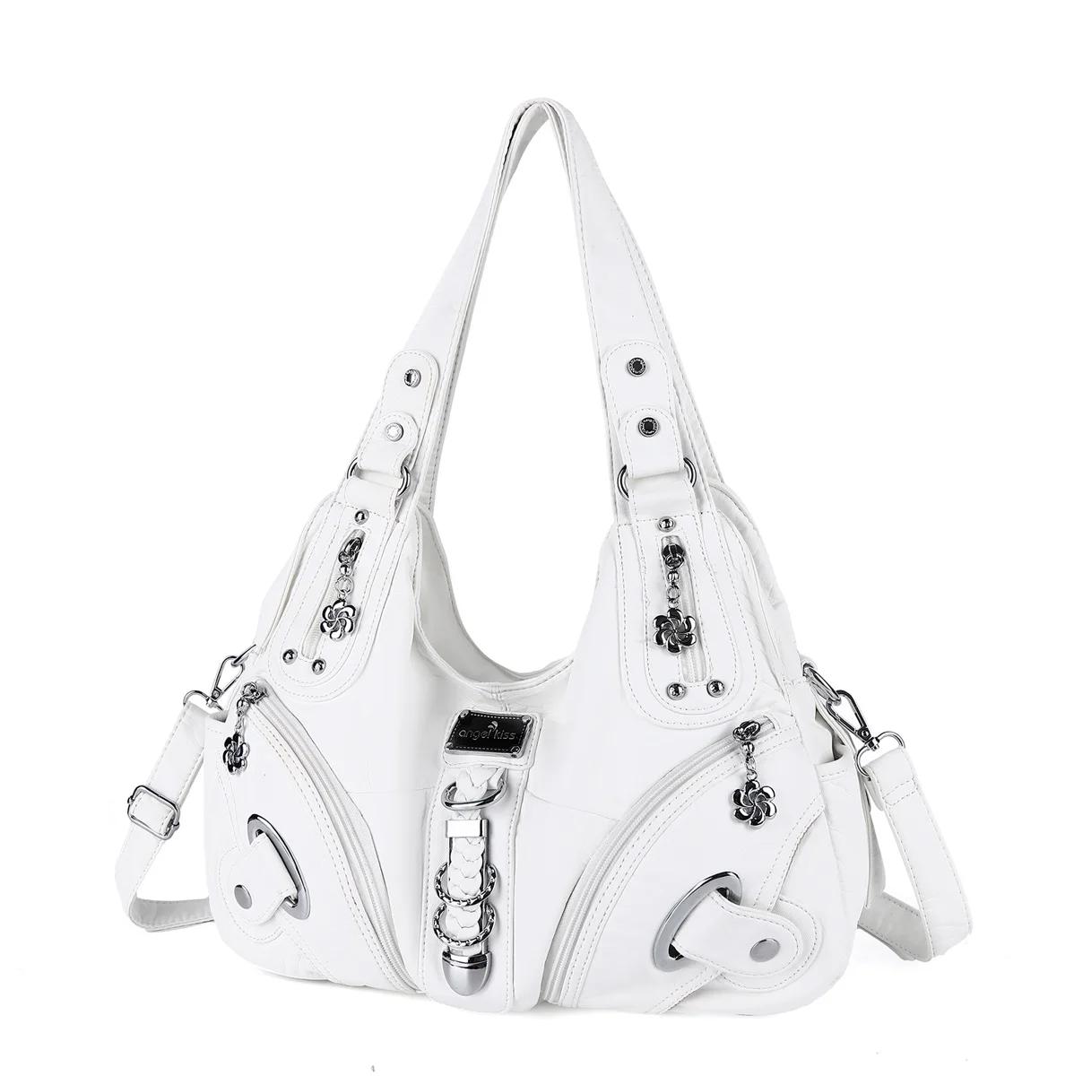 Sac à main polyvalent pour femme, sac à bandoulière noir tendance, sac à poignée supérieure, sacoche