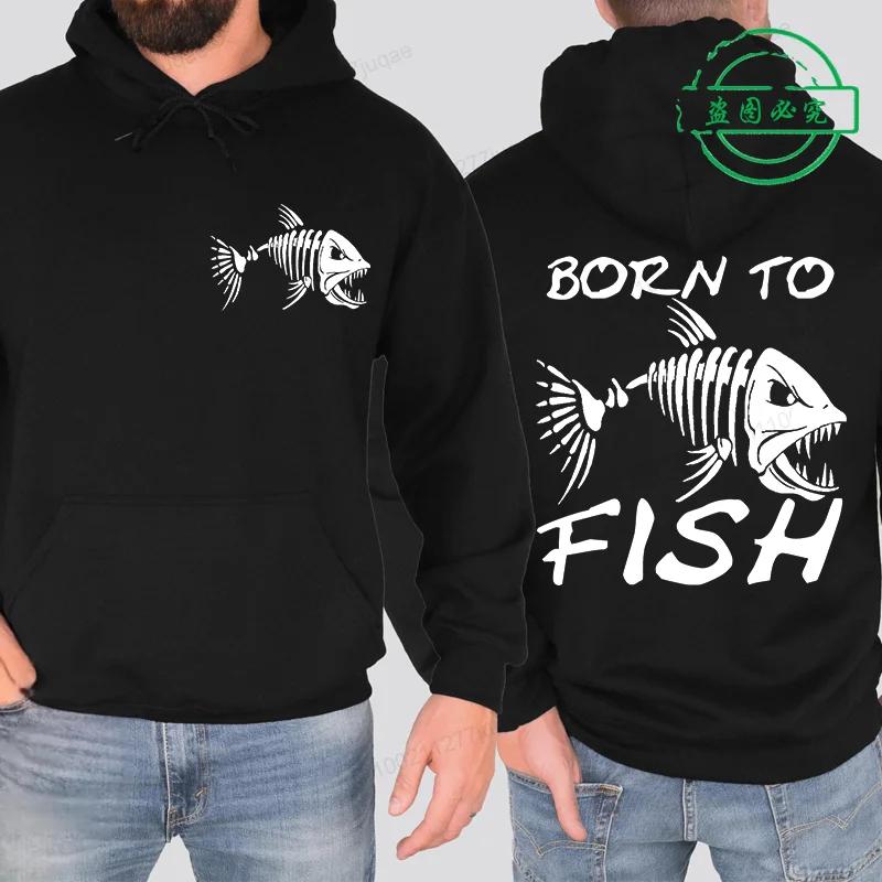 Sweat-shirt à capuche pour hommes, vêtement de sport drôle, carpe, poisson, pêcheur, mode Harajuku,