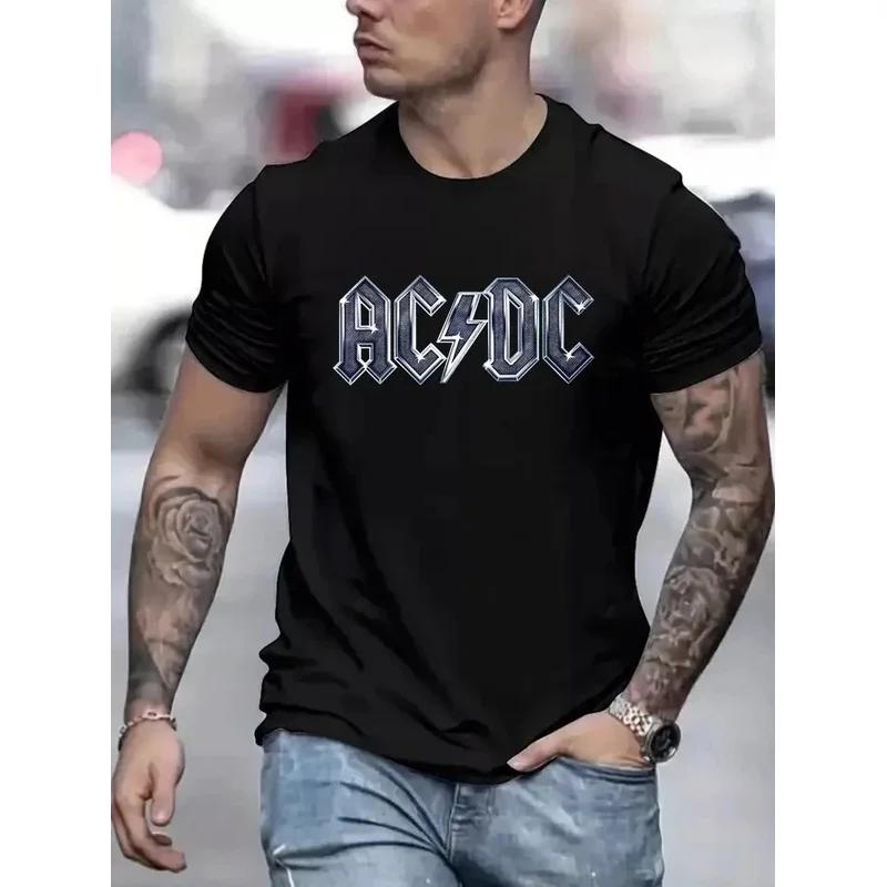 T-shirt unisexe 2025, t-shirt noir à col rond, groupe de rock classique, t-shirt de sport respirant
