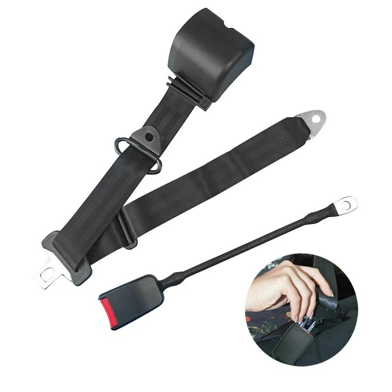Ceinture de sécurité rétractable universelle à 3 points, sangles de sécurité pour conducteur, verrou