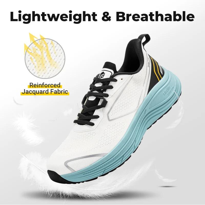 Chaussures de marche Fitville pour hommes, extra larges, amorties, pour la course à pied, le tennis,