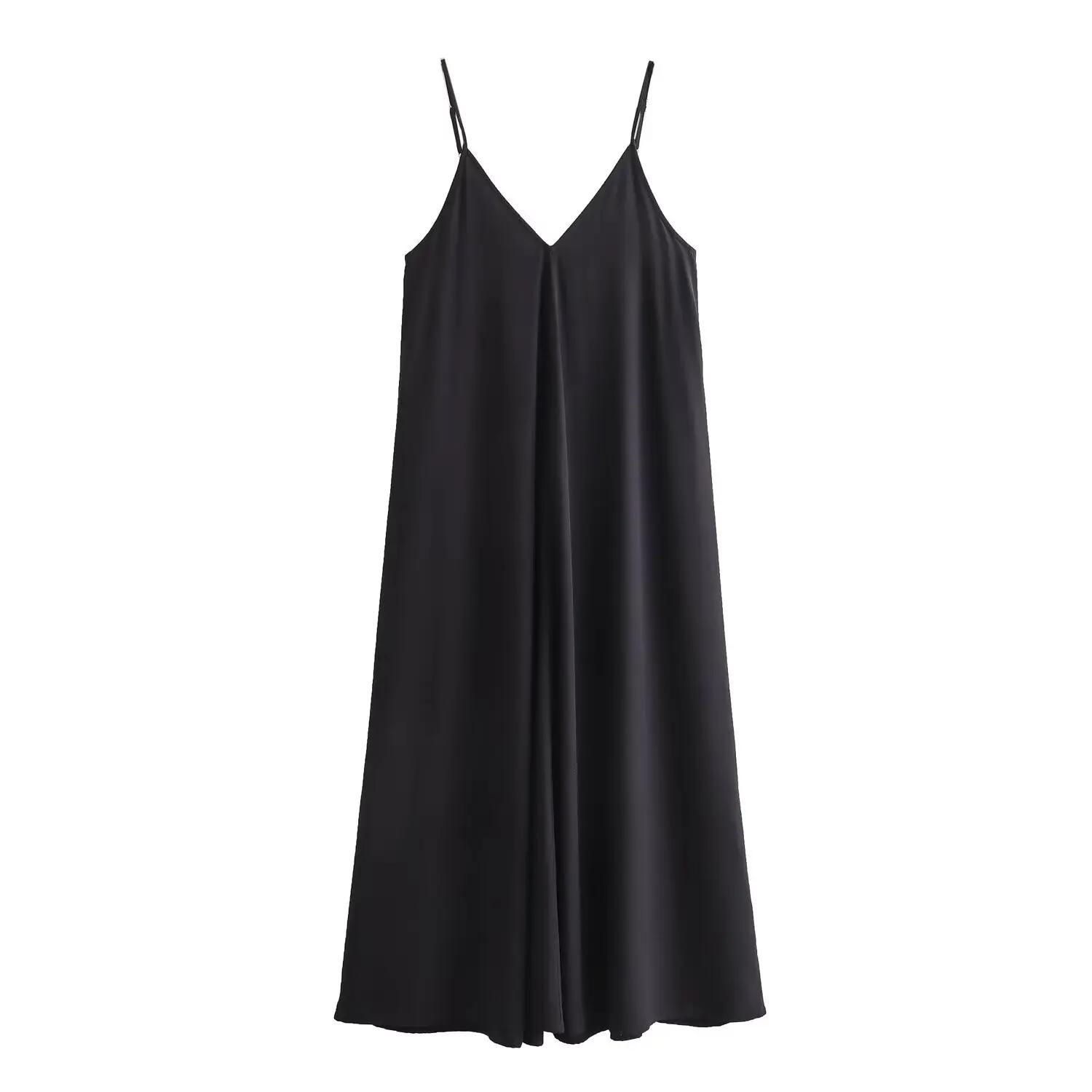 MUJER noir Slip longues robes pour femmes rouge drapé robe d'été femme 2025 Sexy dos nu Maxi robe fe