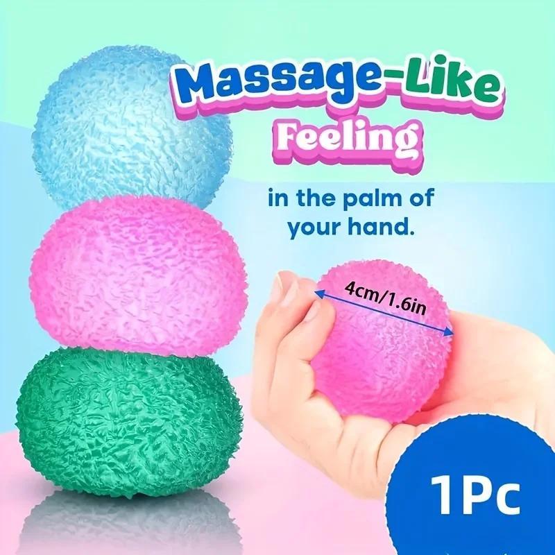 Boule de glace à Texture multicolore Squishy, jouet à presser pour enfants et adultes, jouets Pop Fi