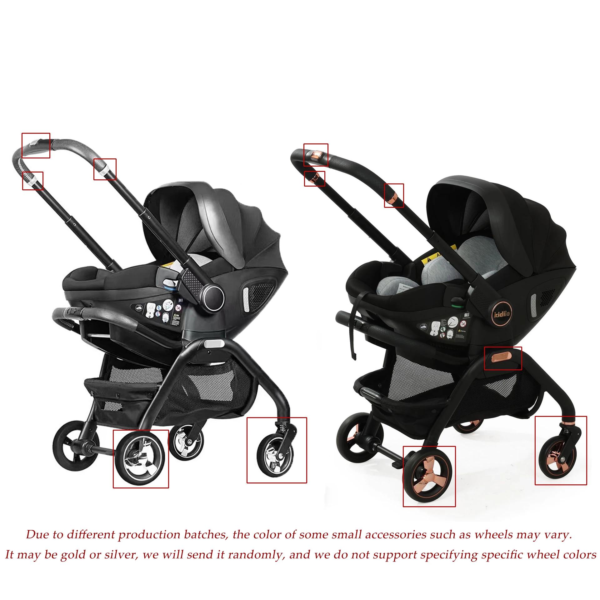 Poussette Portable pour bébé, siège de sécurité pour voiture, panier de couchage multifonction pour