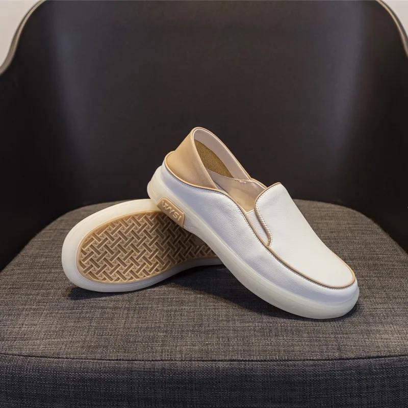 AIYUQI – mocassins en cuir véritable pour femmes, baskets plates de grande taille, décontractées à e