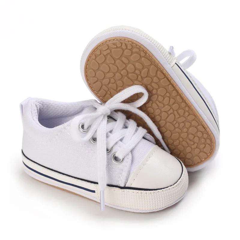 MRovior-Baskets en Toile pour Bébé Garçon et Fille de 0 à 18 Mois, Chaussures Confortables, Souples,