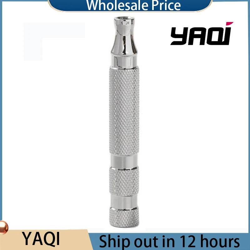 Poignée de rasoir YAQI poignée de rasoir de sécurité pour hommes en acier inoxydable 303 poli YAQI