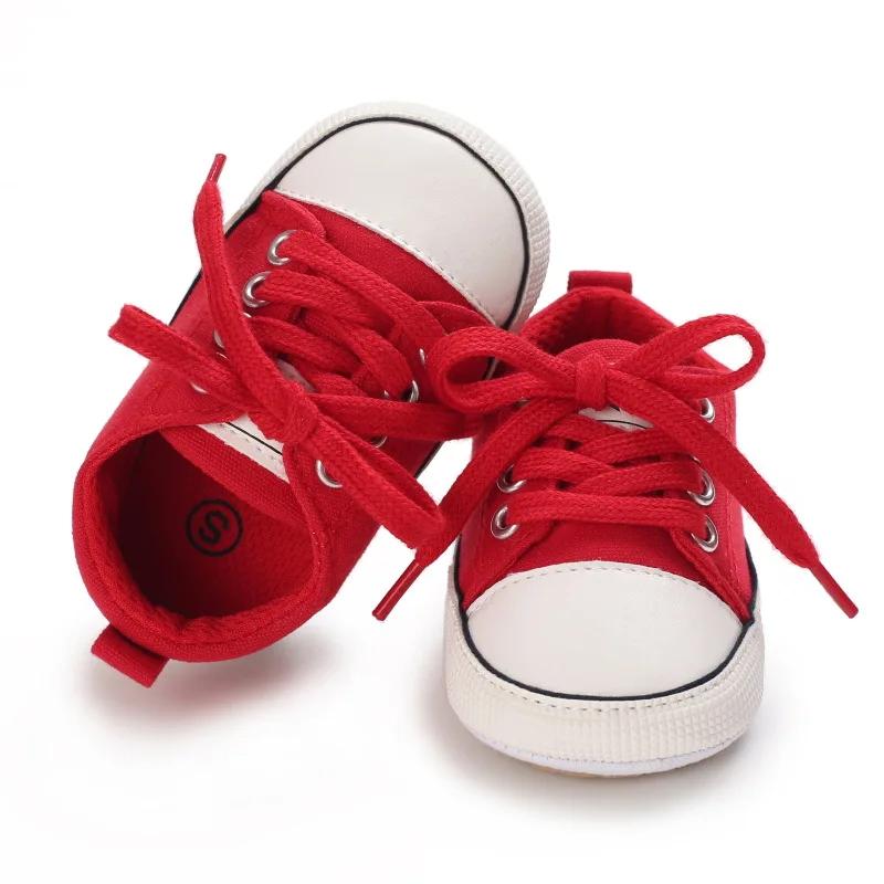 MRovior-Baskets en Toile pour Bébé Garçon et Fille de 0 à 18 Mois, Chaussures Confortables, Souples,