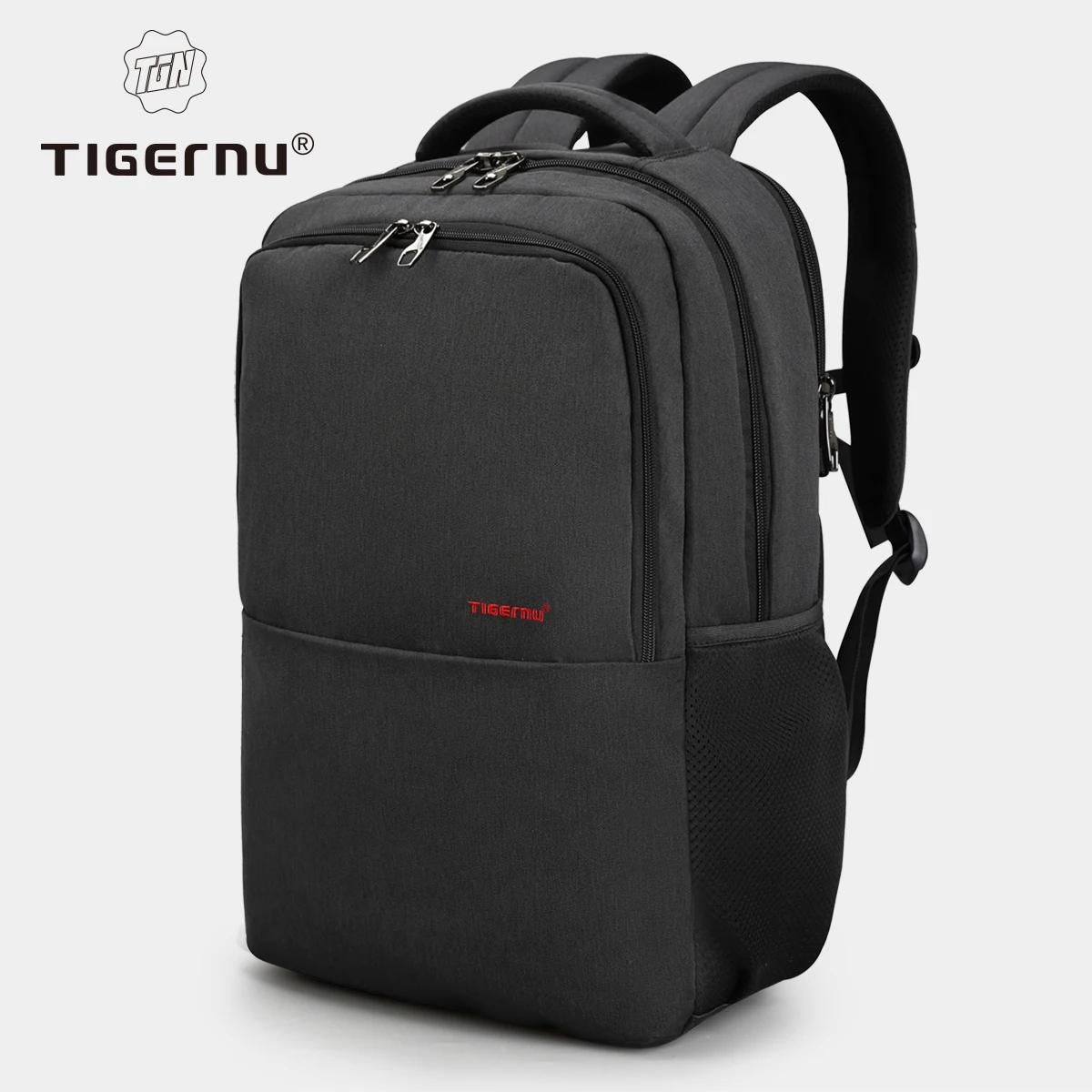 Tigernu étanche Anti-vol 15.6 pouces sac à dos pour ordinateur portable hommes mince école sac à dos