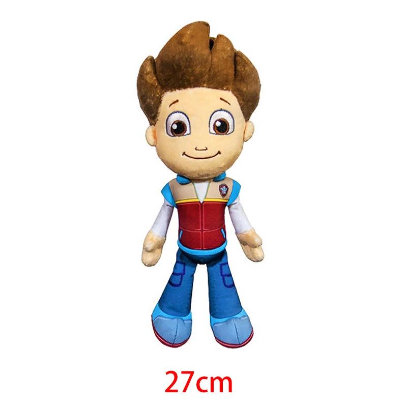 19 cm dessin animé chien patte en peluche poupée Chase Rock Animal chien dessin animé modèle figurin