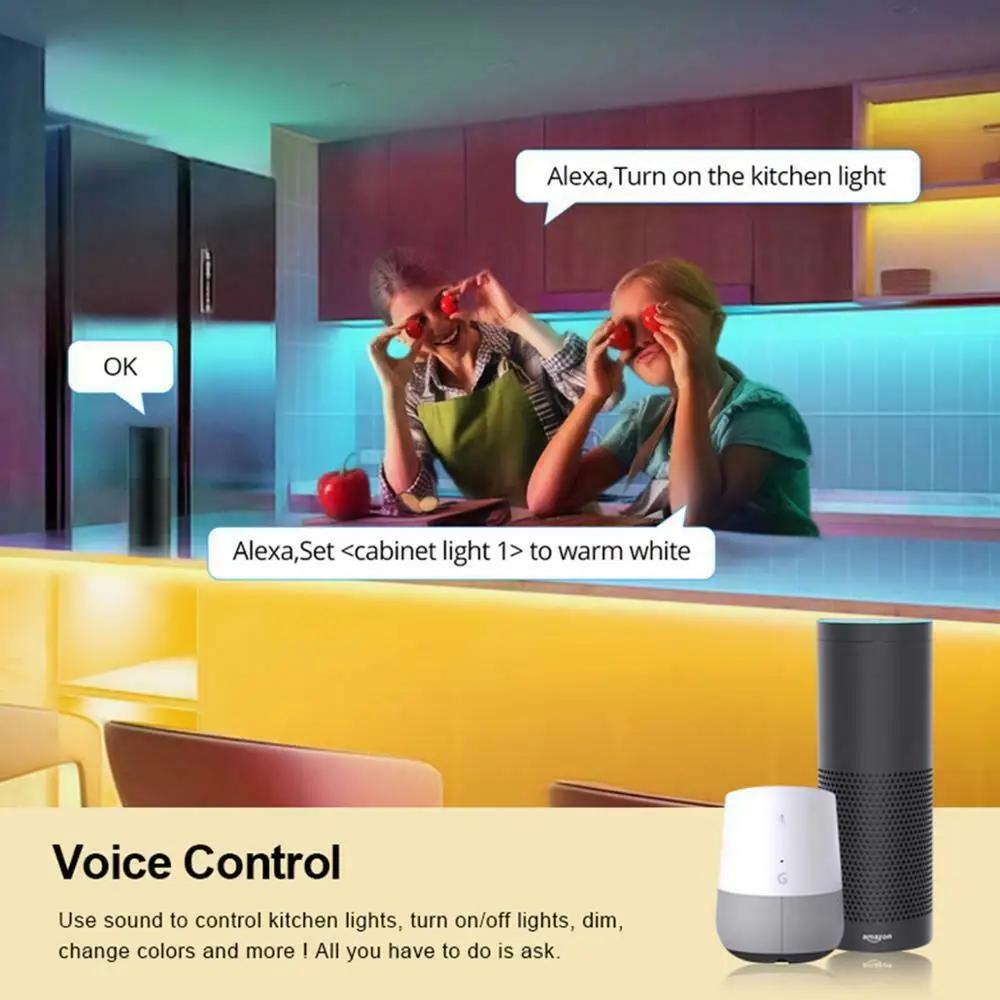 Tuya Zigbee-Bande Lumineuse LED COB CCT, 12V, 2m, 3m, 5m, 10m, Flexible, Dimmable Chi Board, Lampe d