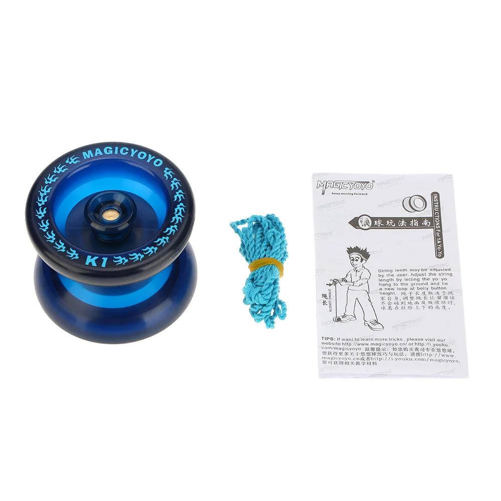 Yoyo magique professionnel K1 Spin ABS Yoyo 8 roulement à billes KK avec ficelle rotative pour enfan