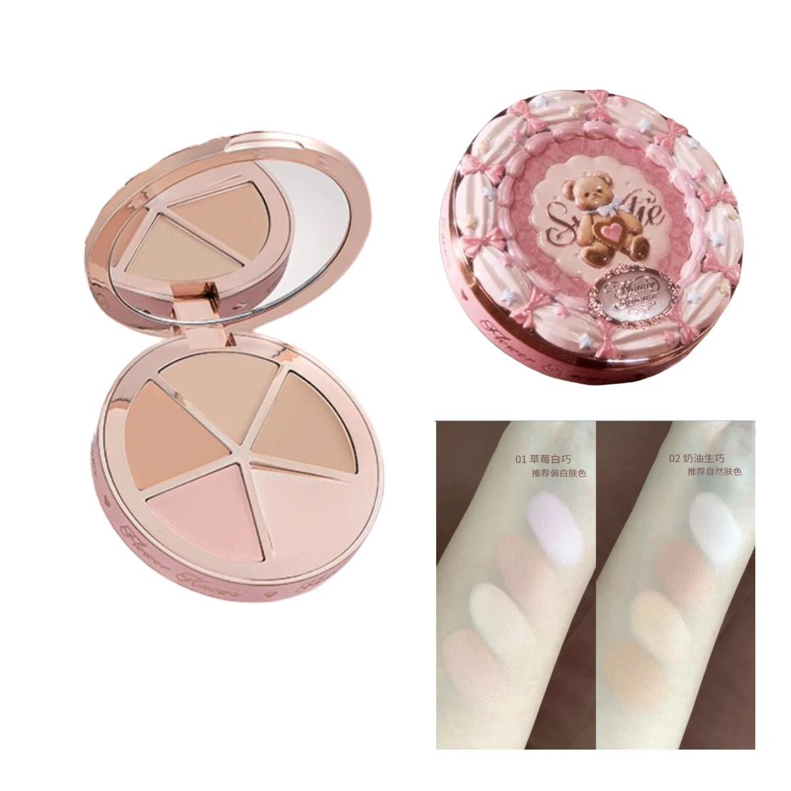 Flower Knows – Palette anti-cernes, Collection Sweetie Bear, velours impeccable, quatre couleurs, ma