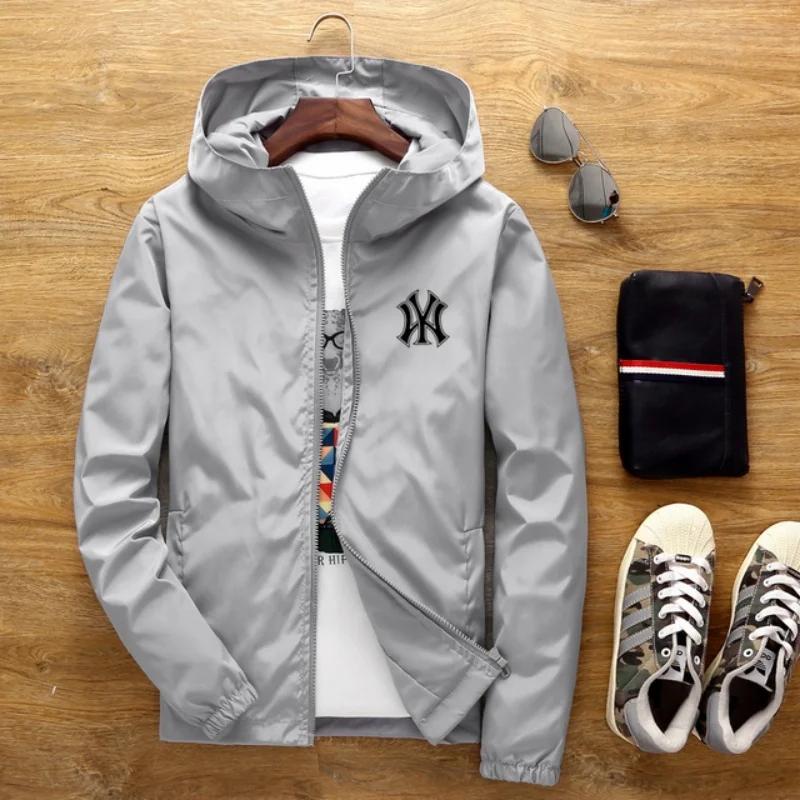 Nouvelle Collection Printemps 2026 – Veste Décontractée Ample Grande Taille pour Homme, Coupe-Vent e