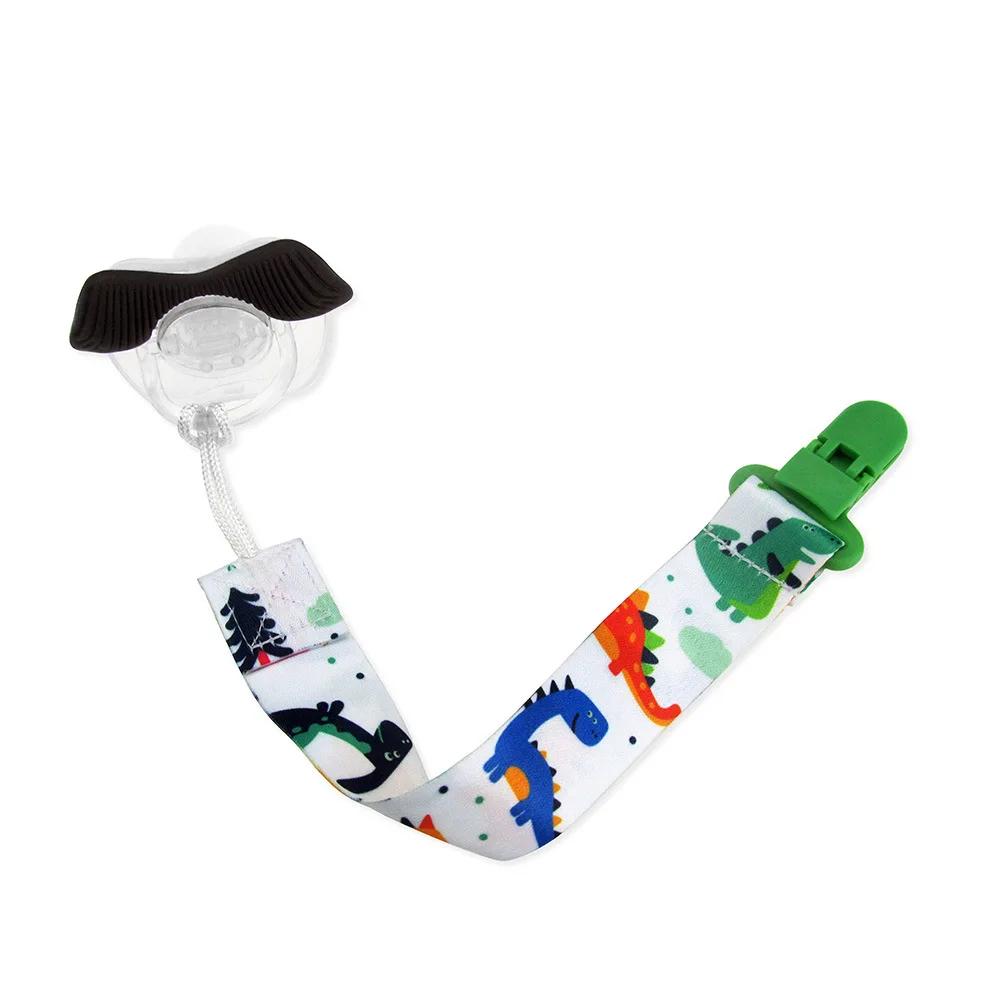 Chaîne bébé sucette factice pince 3 pièces/ensemble personnalisé attache-sucette porte-mamelon pour