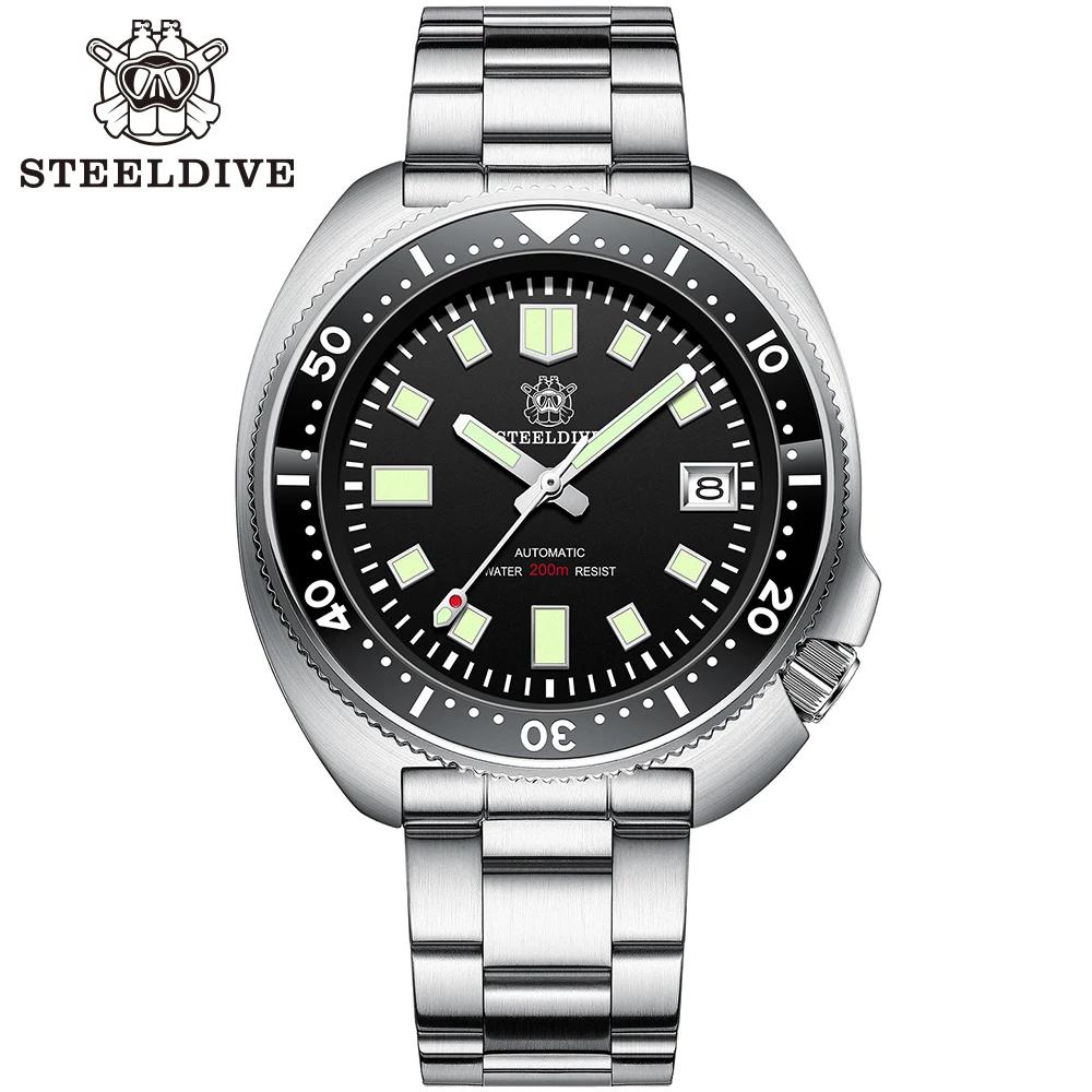 STEELDIVE SD1970 montre de plongée mécanique automatique capitaine Willard NH35 montres tortue homma