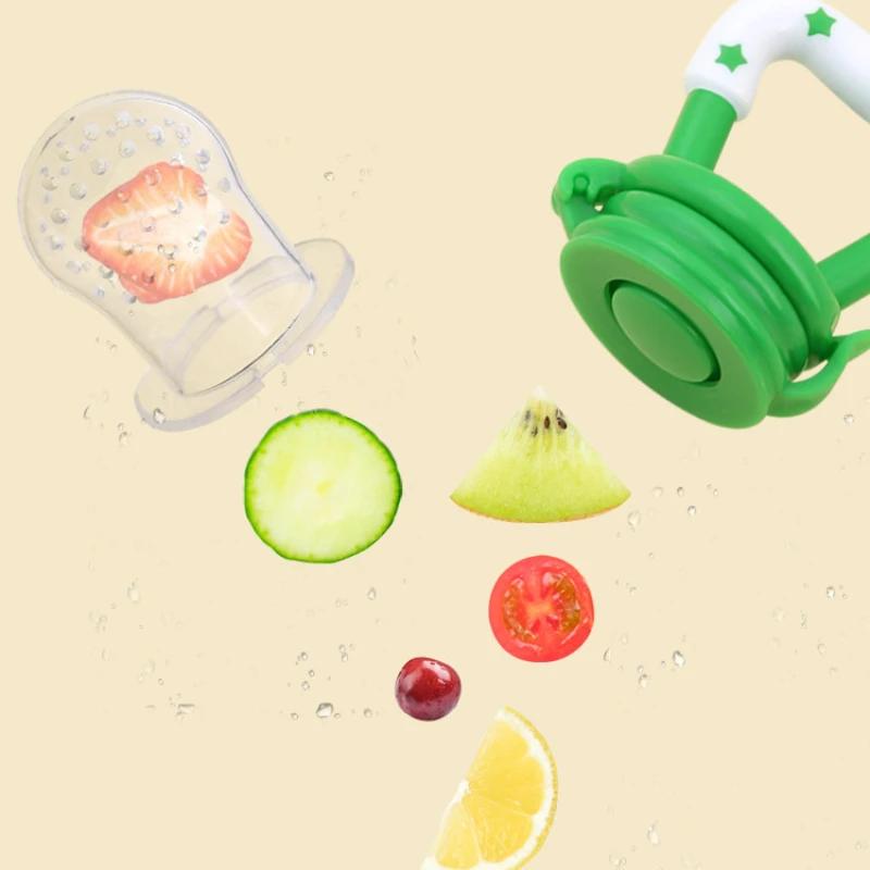 Bébé Silicone bébé mangeoire à fruits complément alimentaire sucette molaire bâton supplémentaire Po