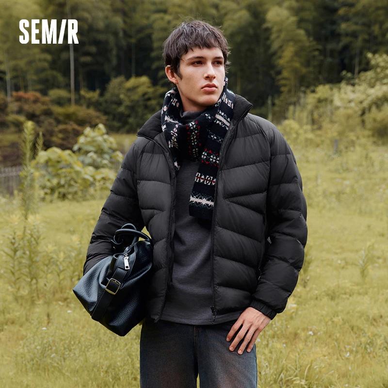 Semir doudoune hommes trois vêtements d'extérieur résistants léger mince doublure col montant haut 2