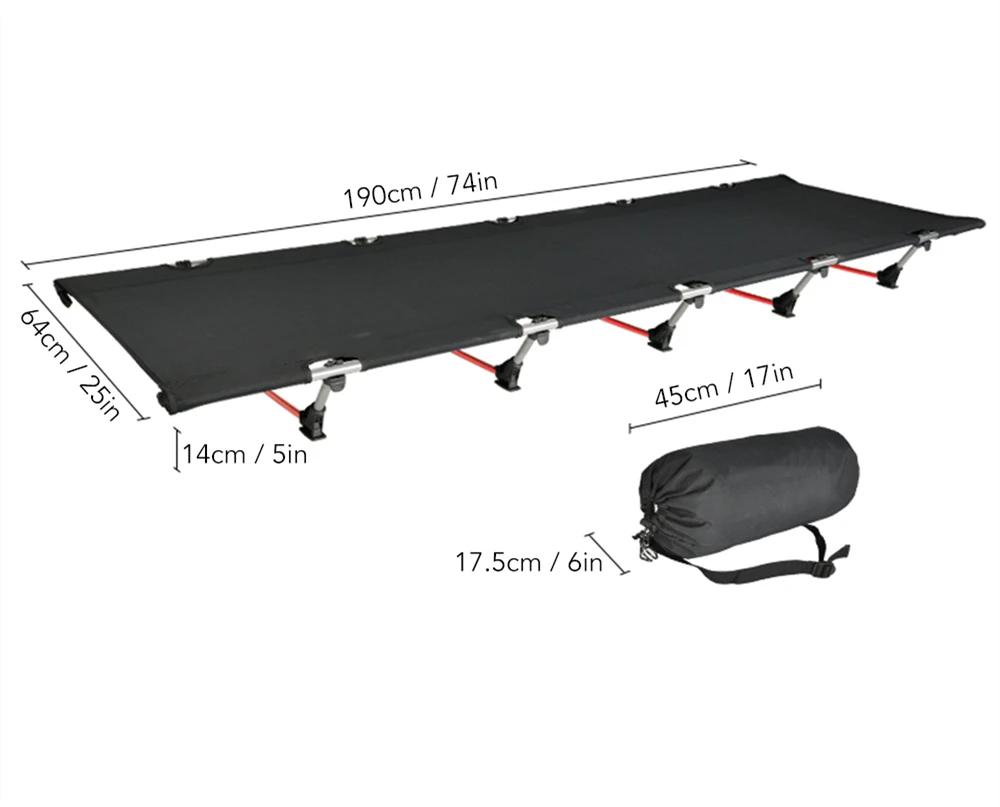 Lit Pliant Ultraléger pour Camping, Voyage, Couchage, Polymères, Juste de Matelas pour Randonnée, Pê