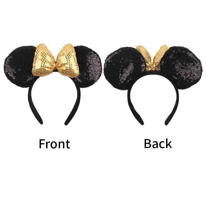 Serre-tête Grande Taille Classique à Nœud à Pois Oreilles de Souris pour Femme, Accessoire Cheveux p