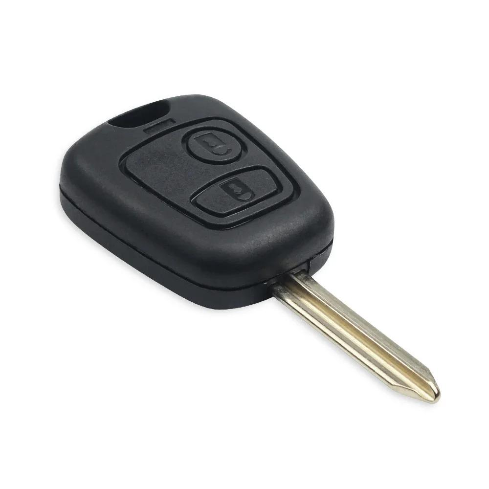 EllYYOU-Clé télécommande à 2 boutons, 433MHz, puce VA2, lame VA73, HU83, SX9, cristaux en C1, C2, C3