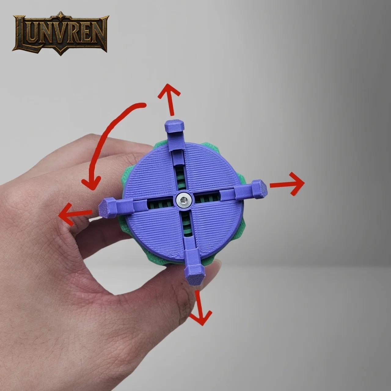 40k, Manche de peinture D&D - Poignée ergonomique, Compatible avec les bases de 20 à 50 mm - Campagn